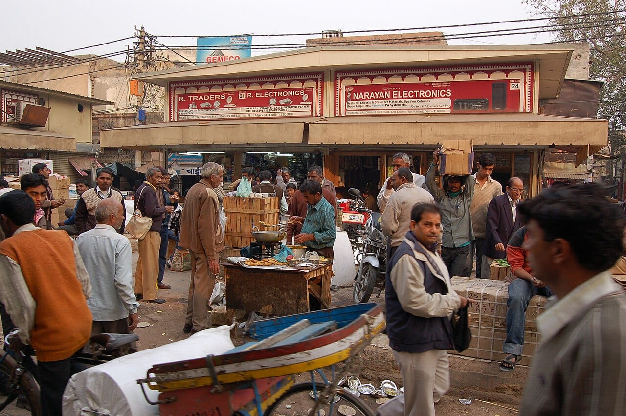 Old Lajpat Rai Market in Chandni Chowk, Delhi