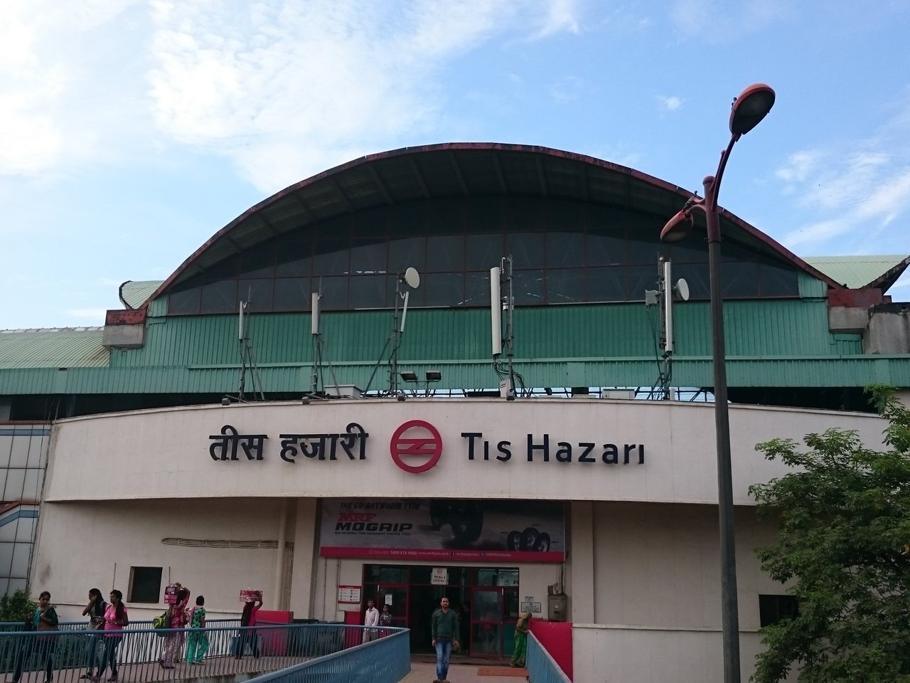 The Tis Hazari Metro station in Delhi, near the Tis Hazari courts (file photo)