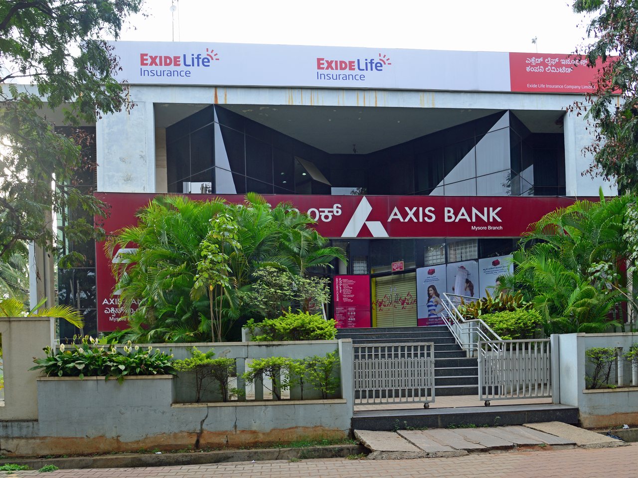 An Axis Bank branch (file photo)