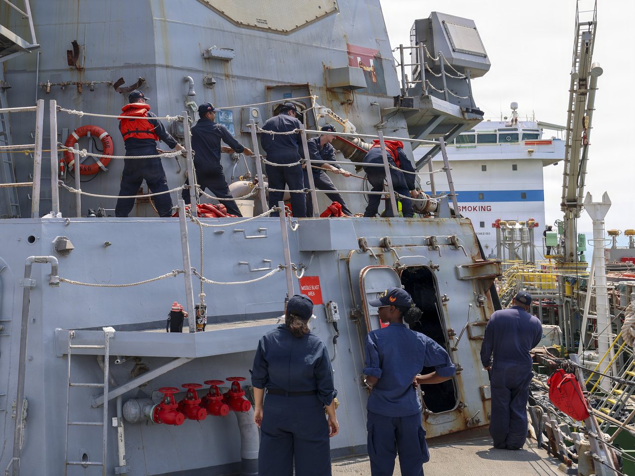 The port of Yanbu on Saudi Arabia's Red Sea coast (file photo)