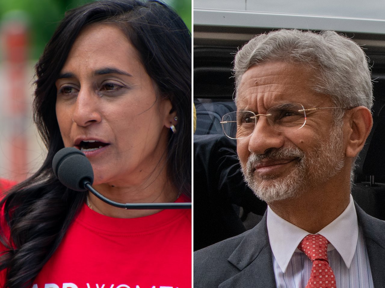 Canadian foreign minister Anita Anand and External Affairs Minister S Jaishankar (file photos)