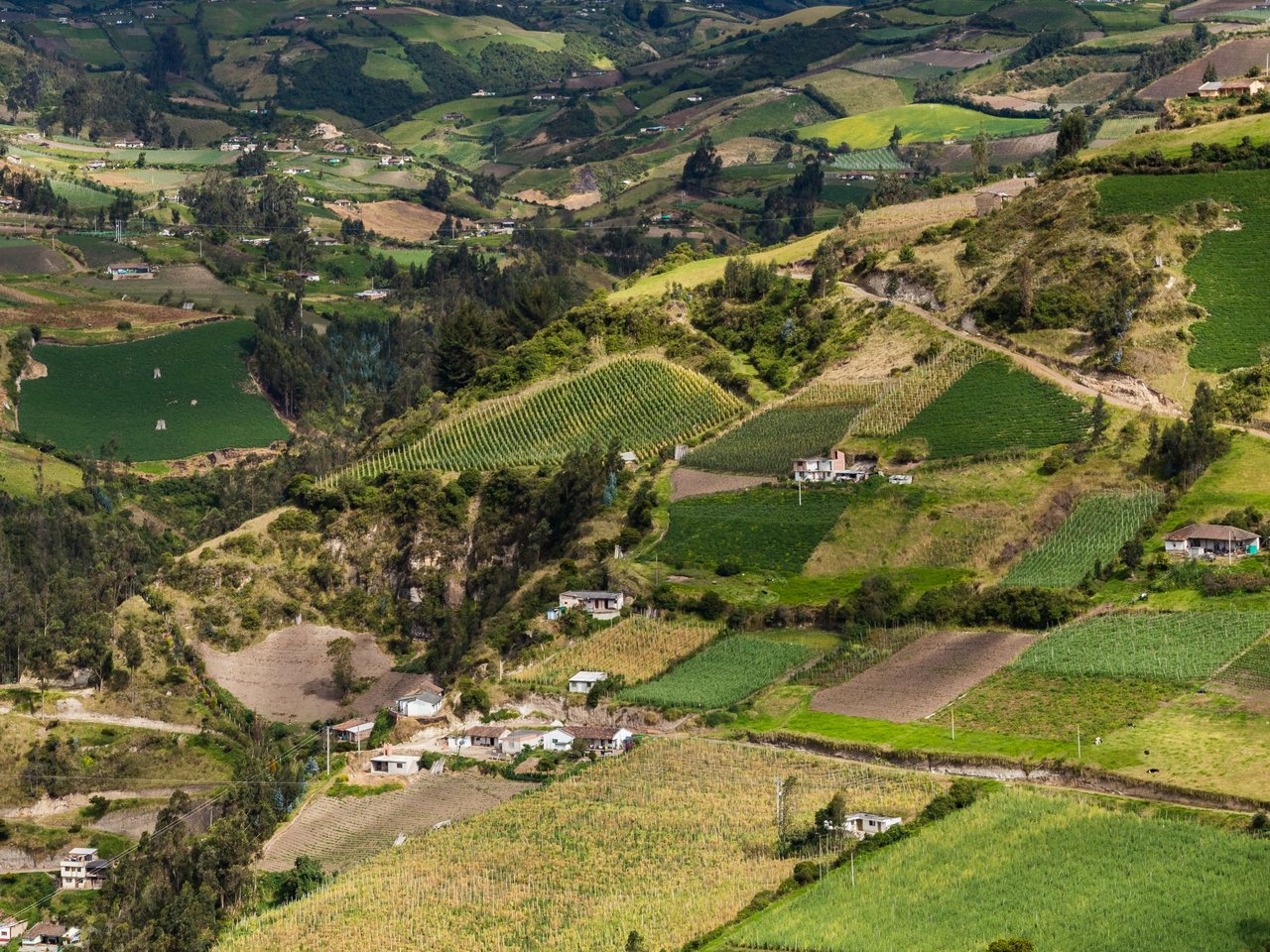 Hill country in Colombia's Nariño department (file photo)