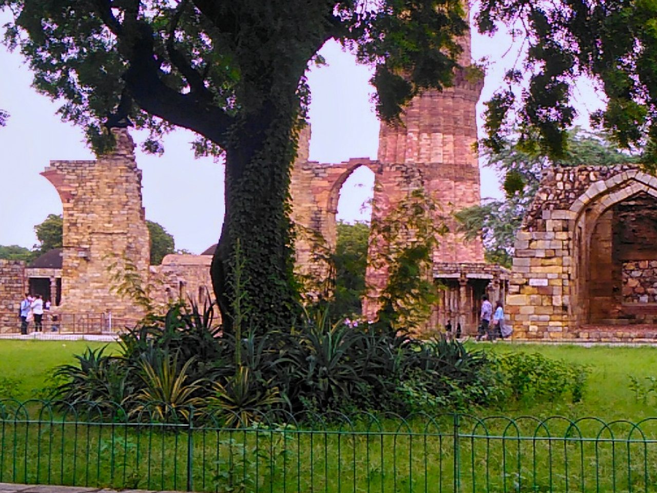 The Qutub Minar in Delhi in hazy air (file photo)