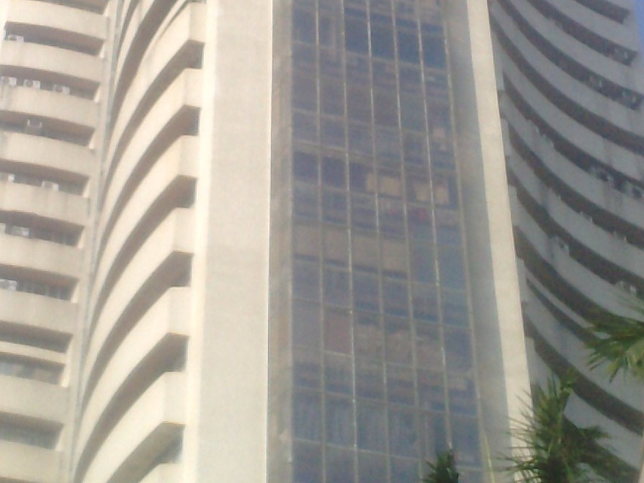 The Sensex display at the Bombay Stock Exchange (file photo)