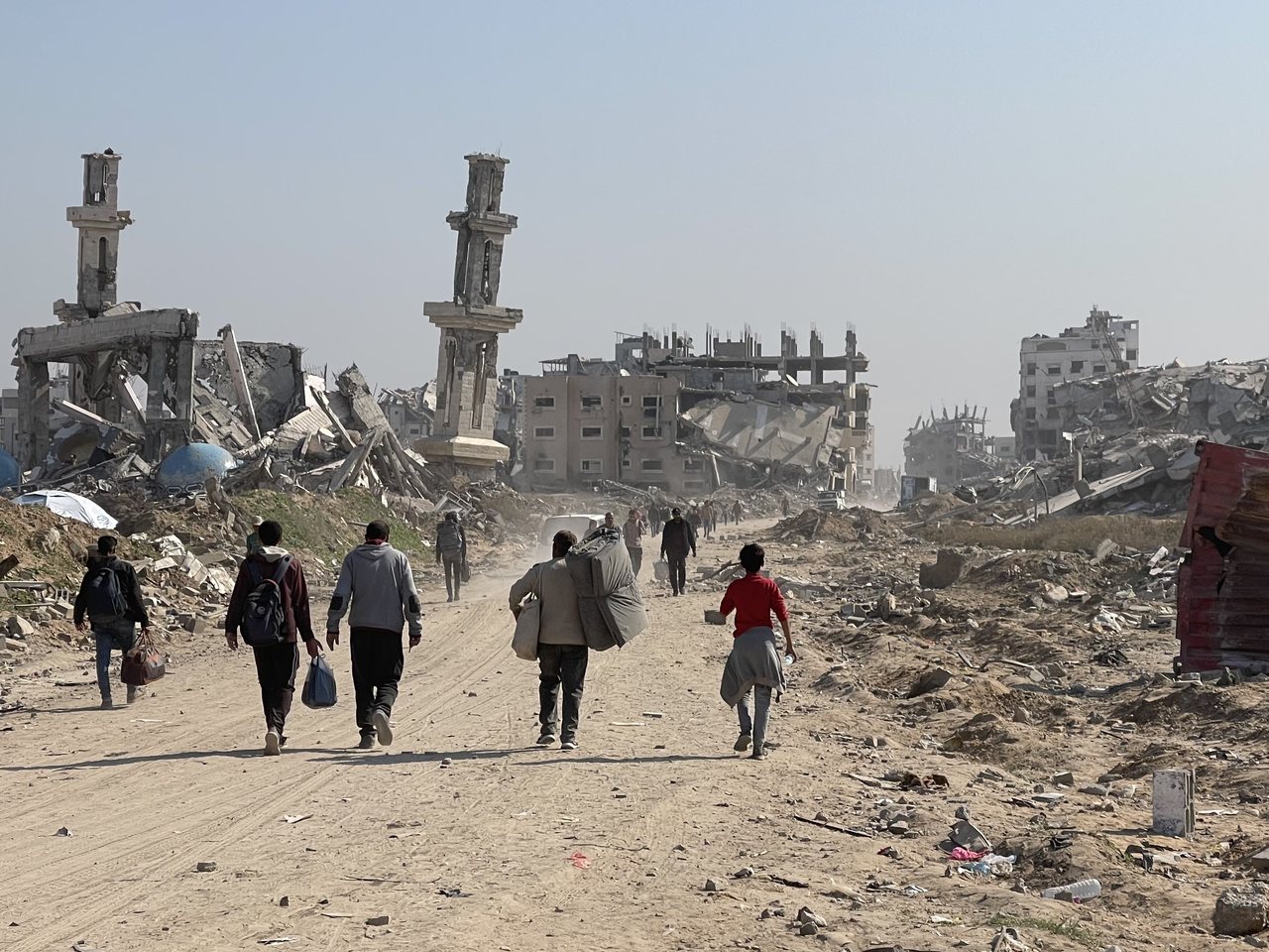 Damaged buildings in Gaza City (file photo)