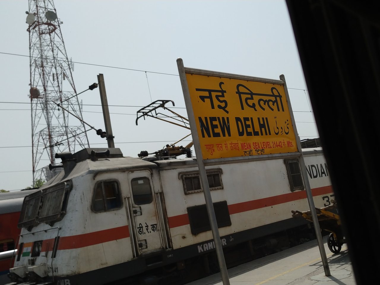 Passengers at New Delhi railway station (file photo)