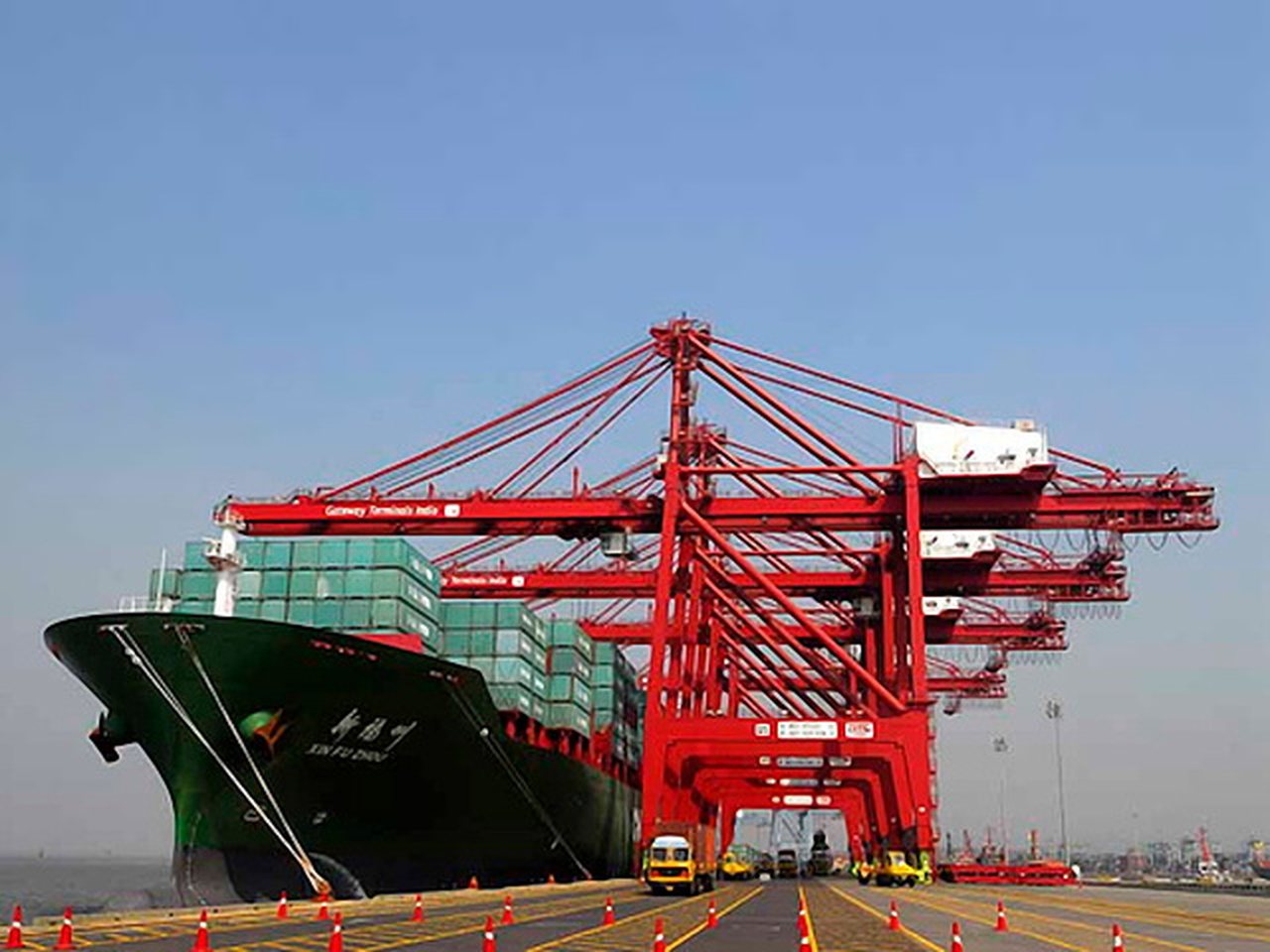 Container terminal at Jawaharlal Nehru Port, Navi Mumbai (file photo)