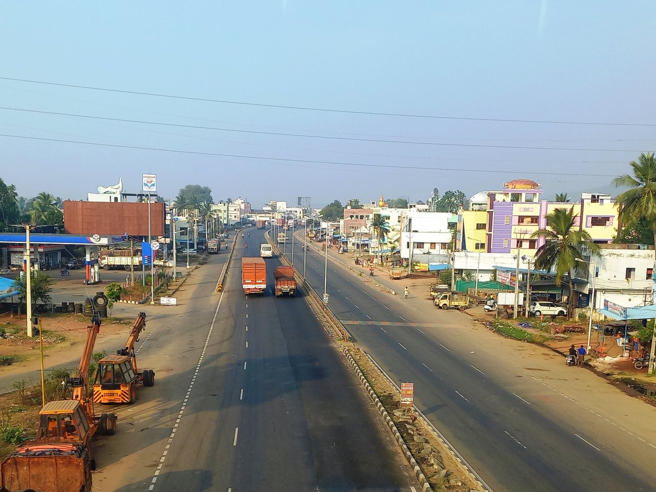 Kathipudi on the national highway in Kakinada district (file photo)