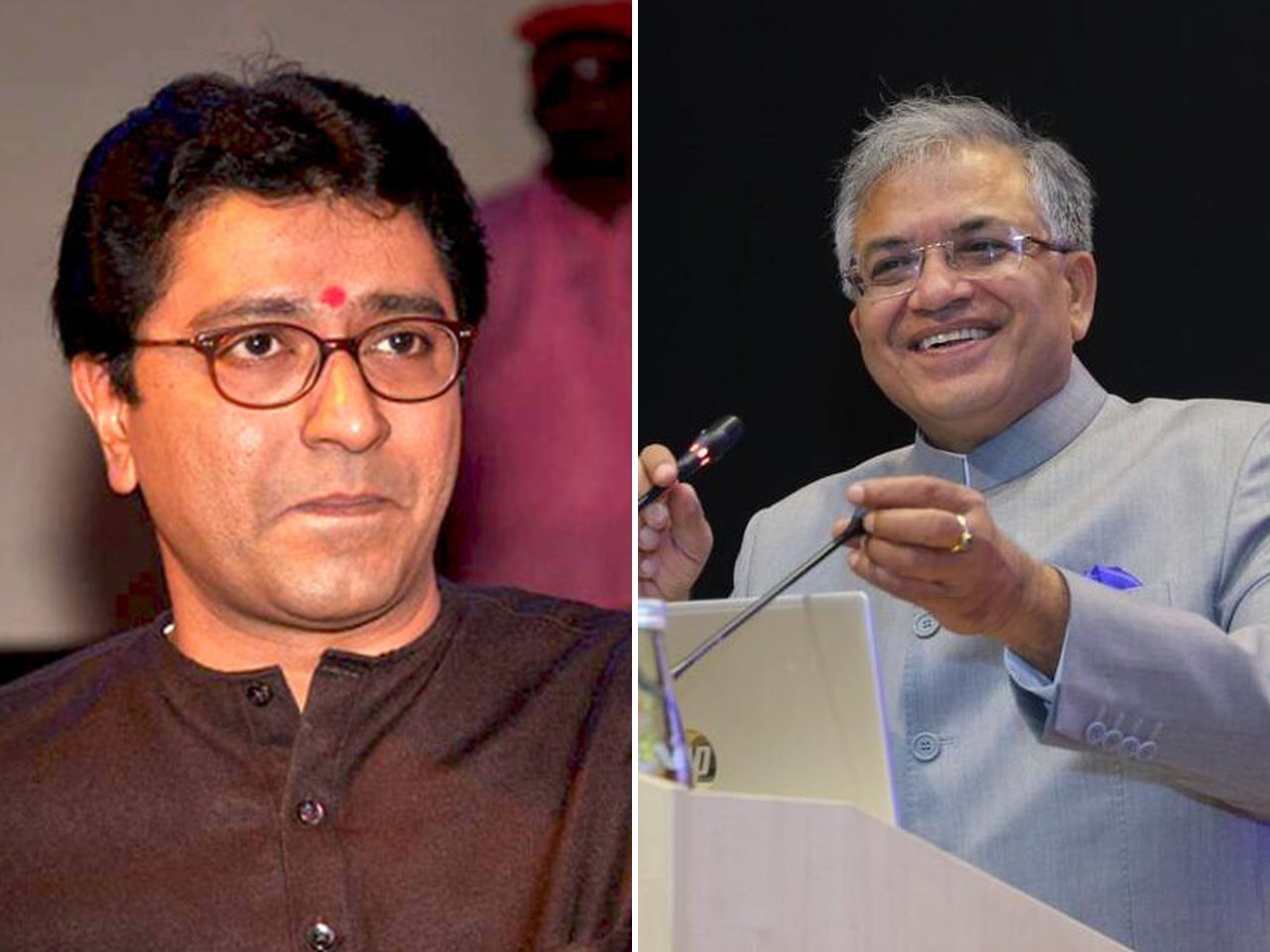 MNS chief Raj Thackeray and Chief Election Commissioner Gyanesh Kumar (file photos)