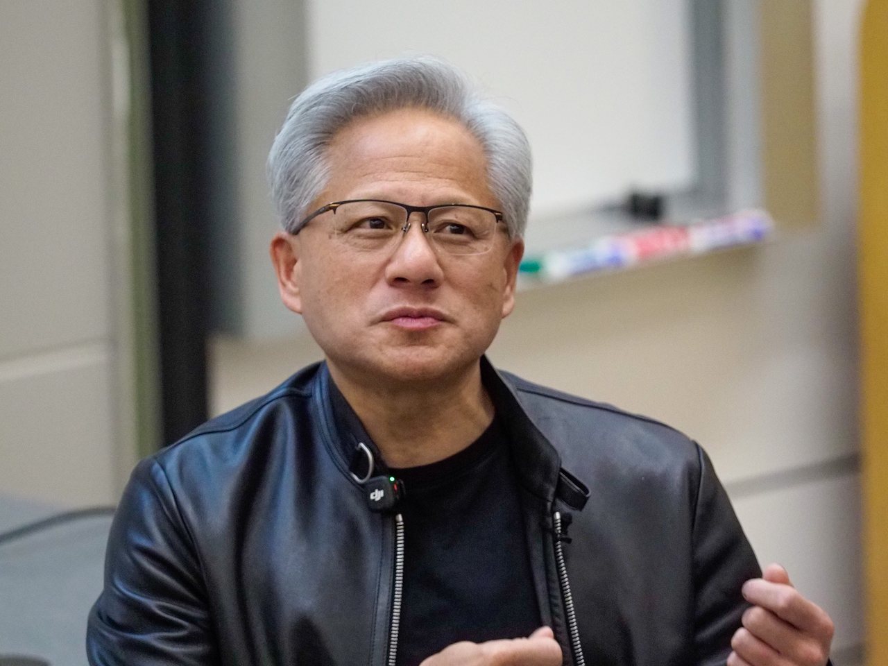 Nvidia chief executive Jensen Huang (file photo)