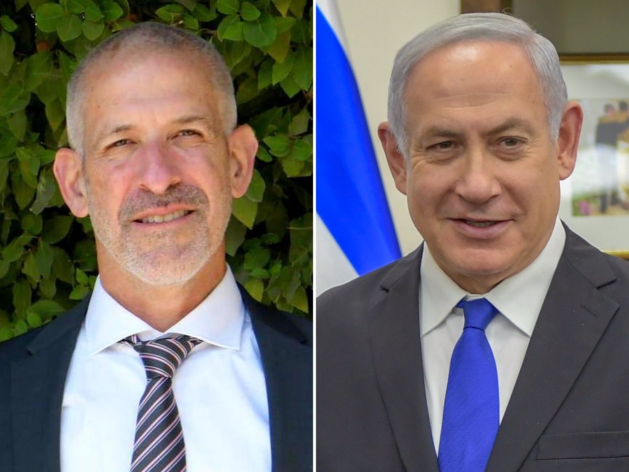 Former Shin Bet chief Ronen Bar and Israeli Prime Minister Benjamin Netanyahu (file photos)