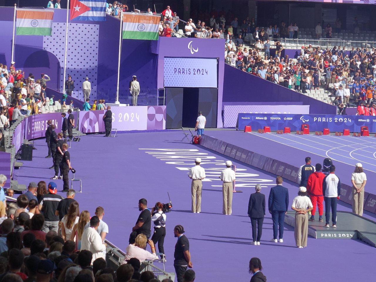 A para athletics medal ceremony (file photo)