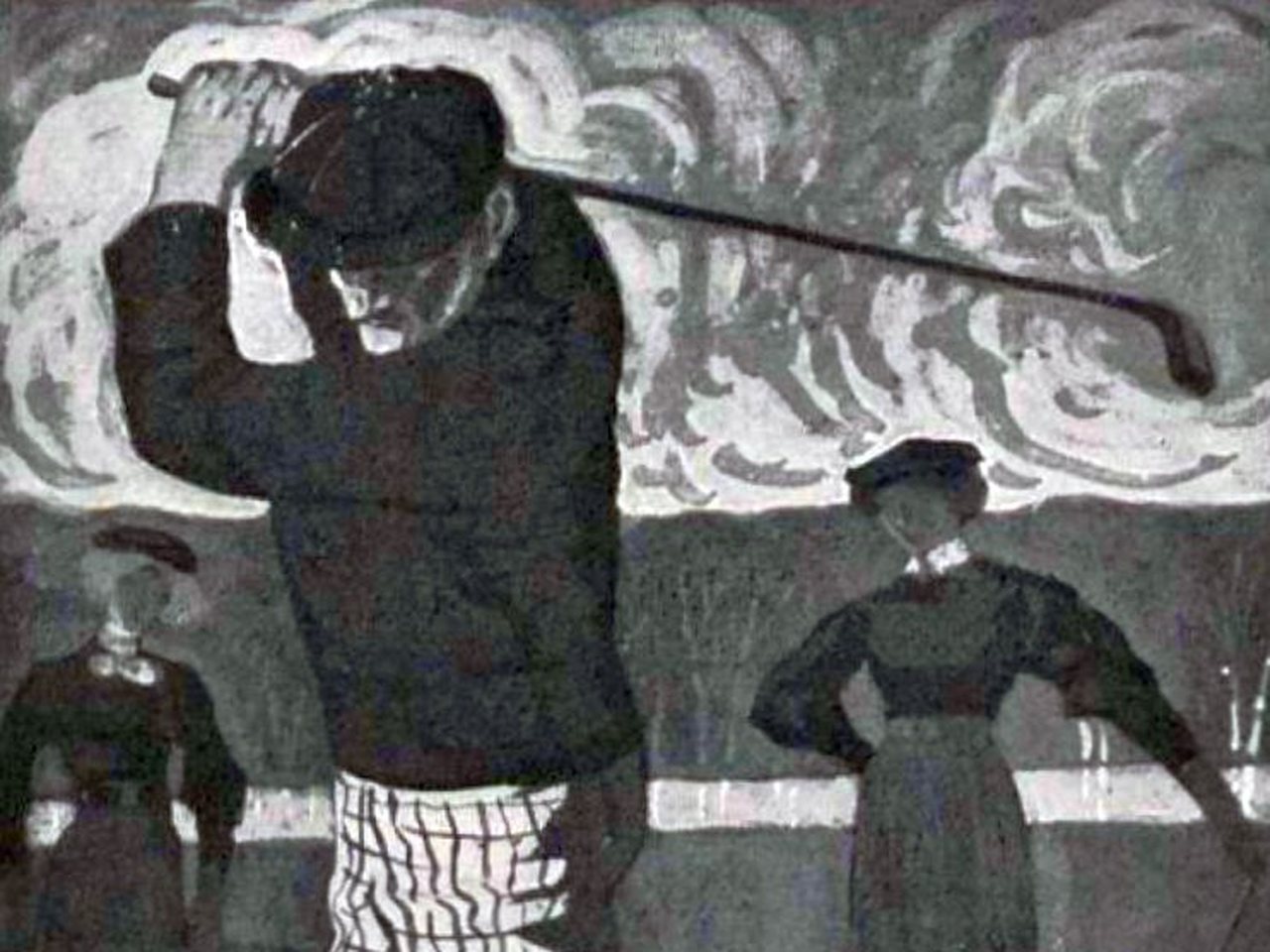A golfer mid-swing, illustration (file photo)