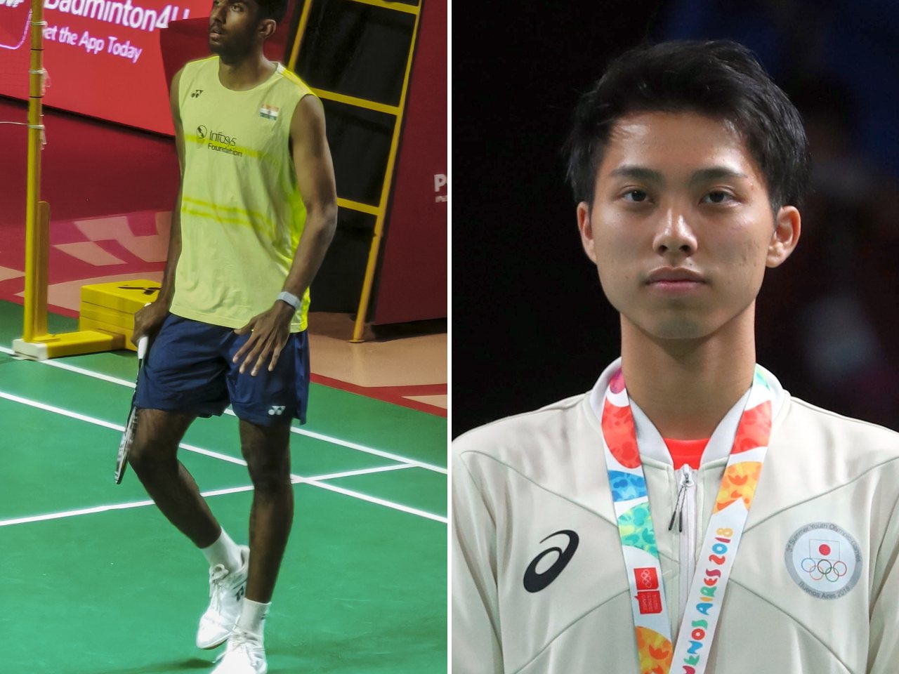 India's Ayush Shetty and Japan's Kodai Naraoka (file photo)