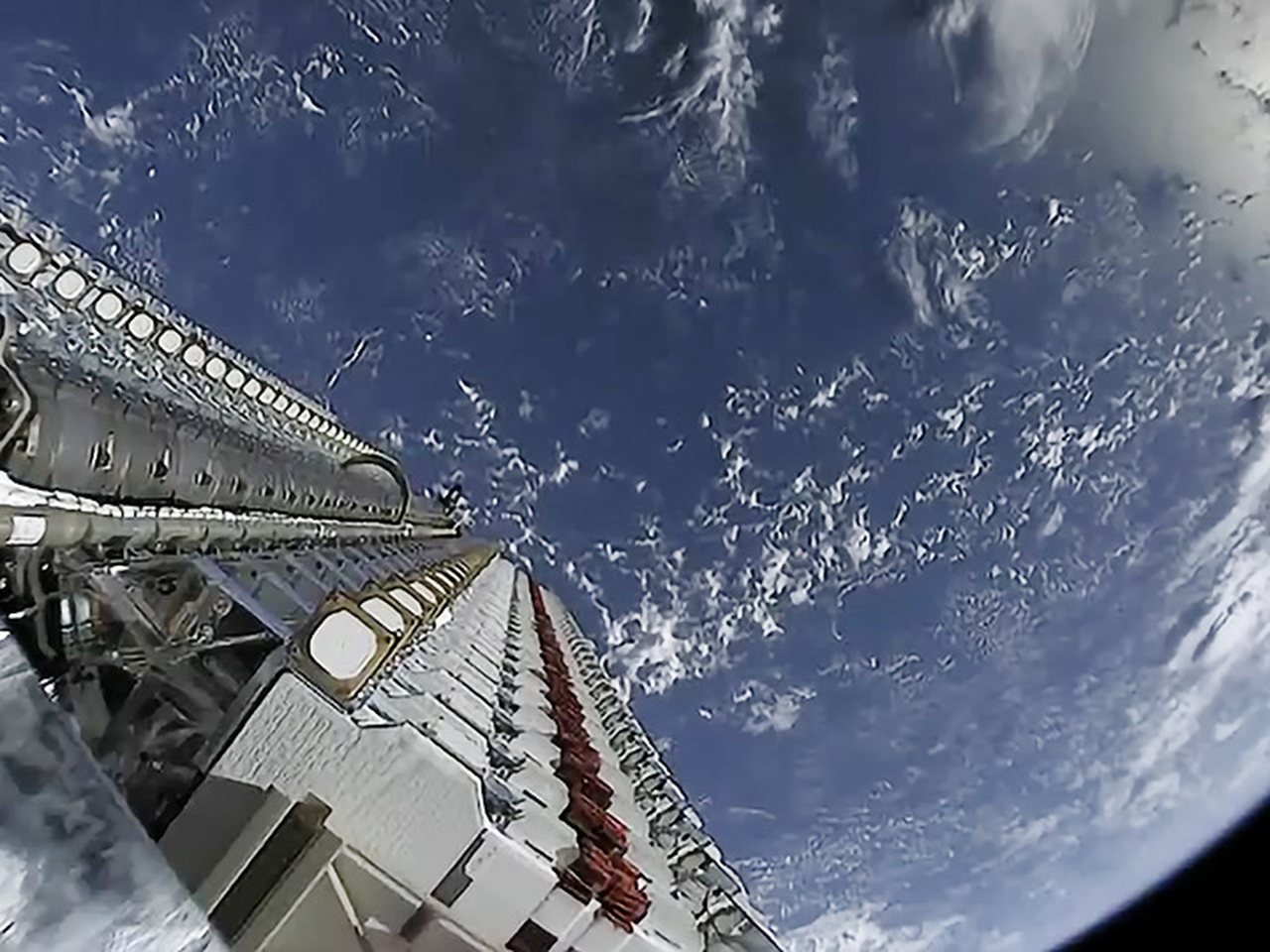 Starlink satellites before deployment (file photo)