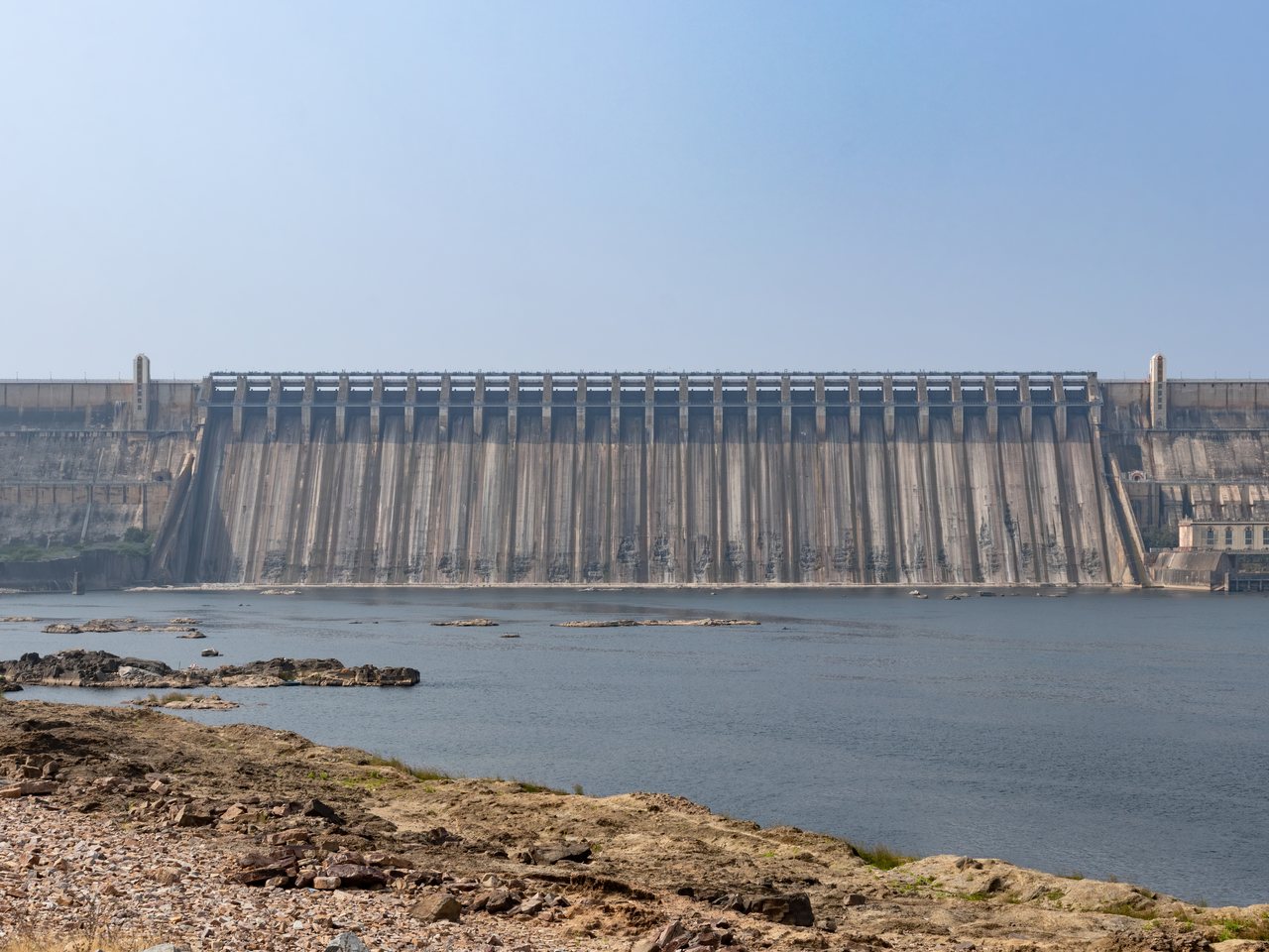 Nagarjuna Sagar dam on the Krishna river (file photo)
