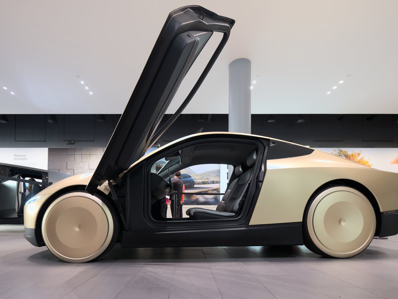 Tesla's Cybercab robotaxi (file photo)