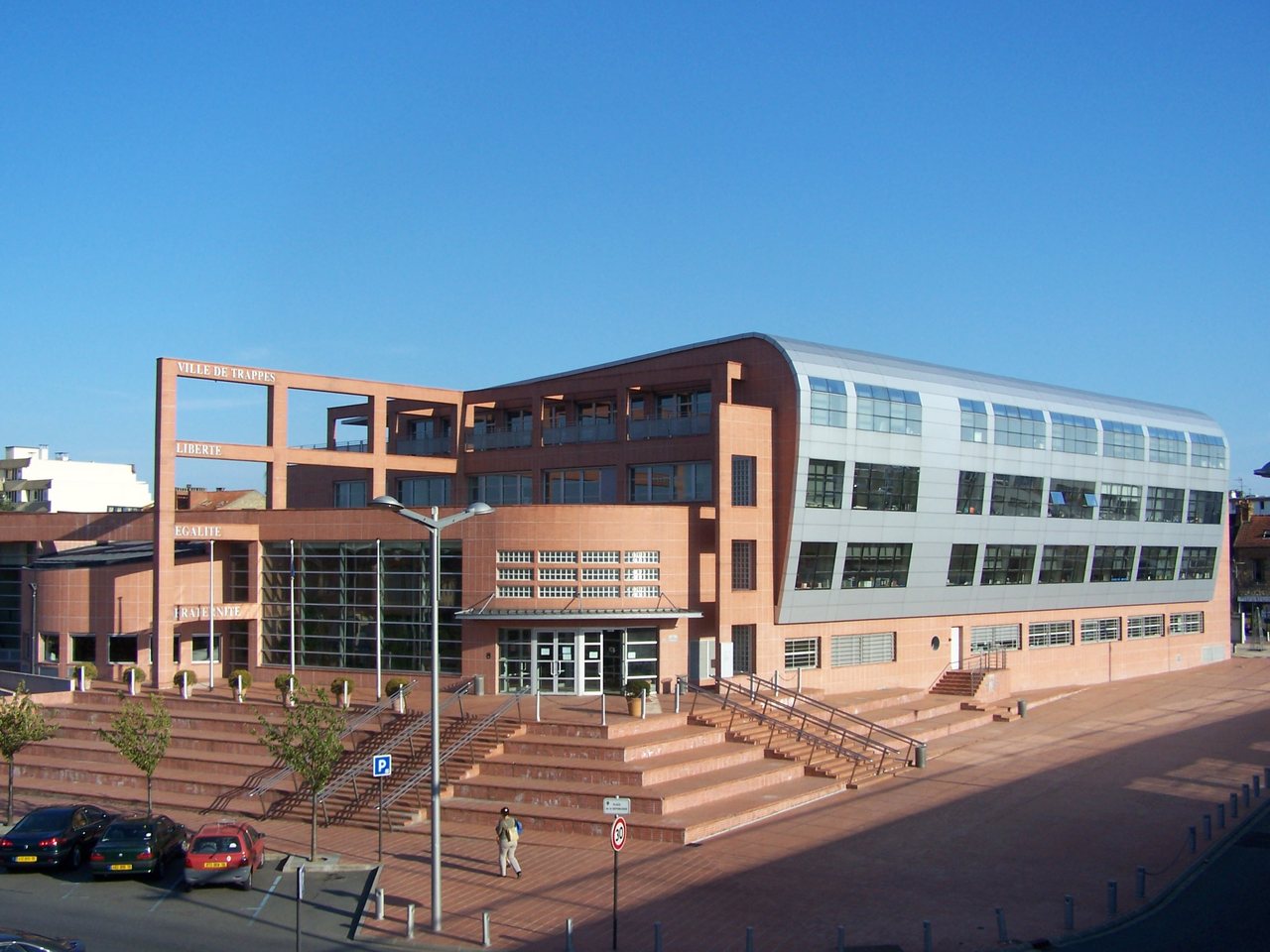 The town hall in Trappes, France (file photo)