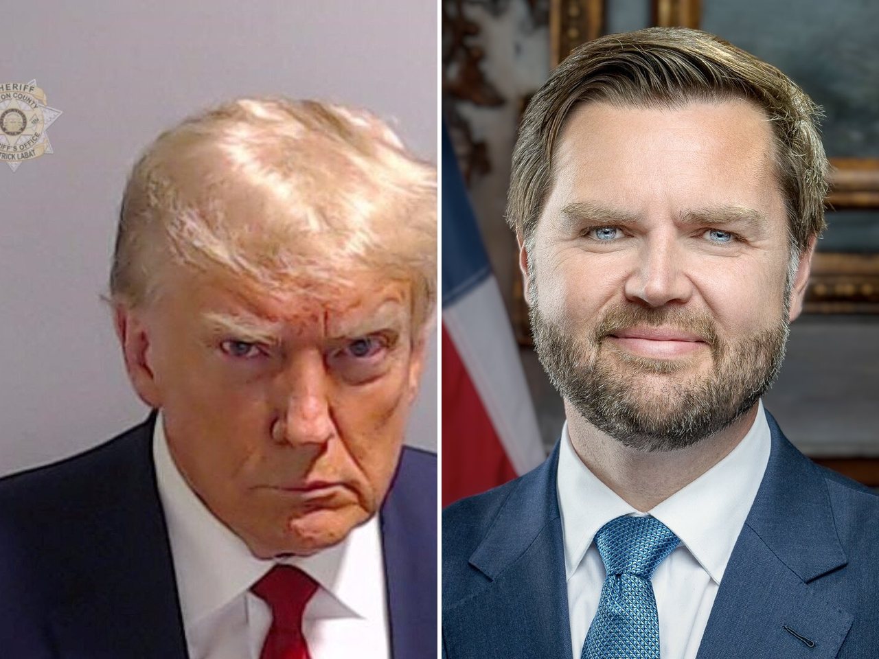 US President Donald Trump and Vice President JD Vance (file photo)