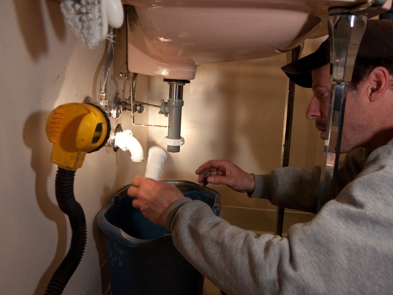 A plumber at work, the kind of home service Urban Company sells (file photo)