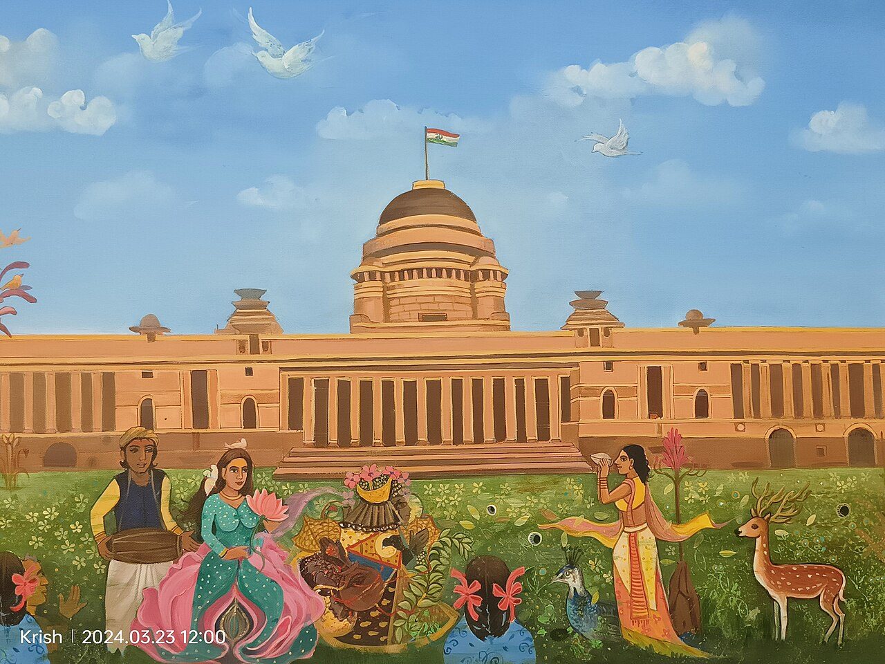 Members in the Lok Sabha chamber, New Delhi