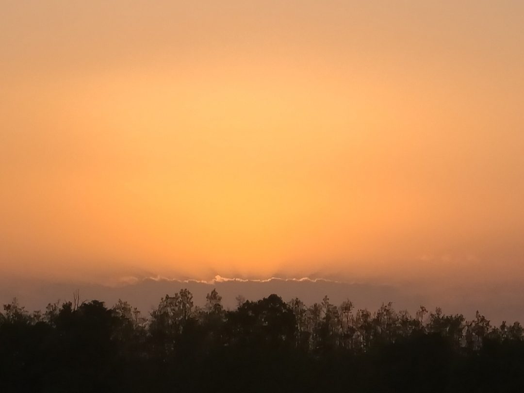 Dusk over Jashpur Nagar, Chhattisgarh
